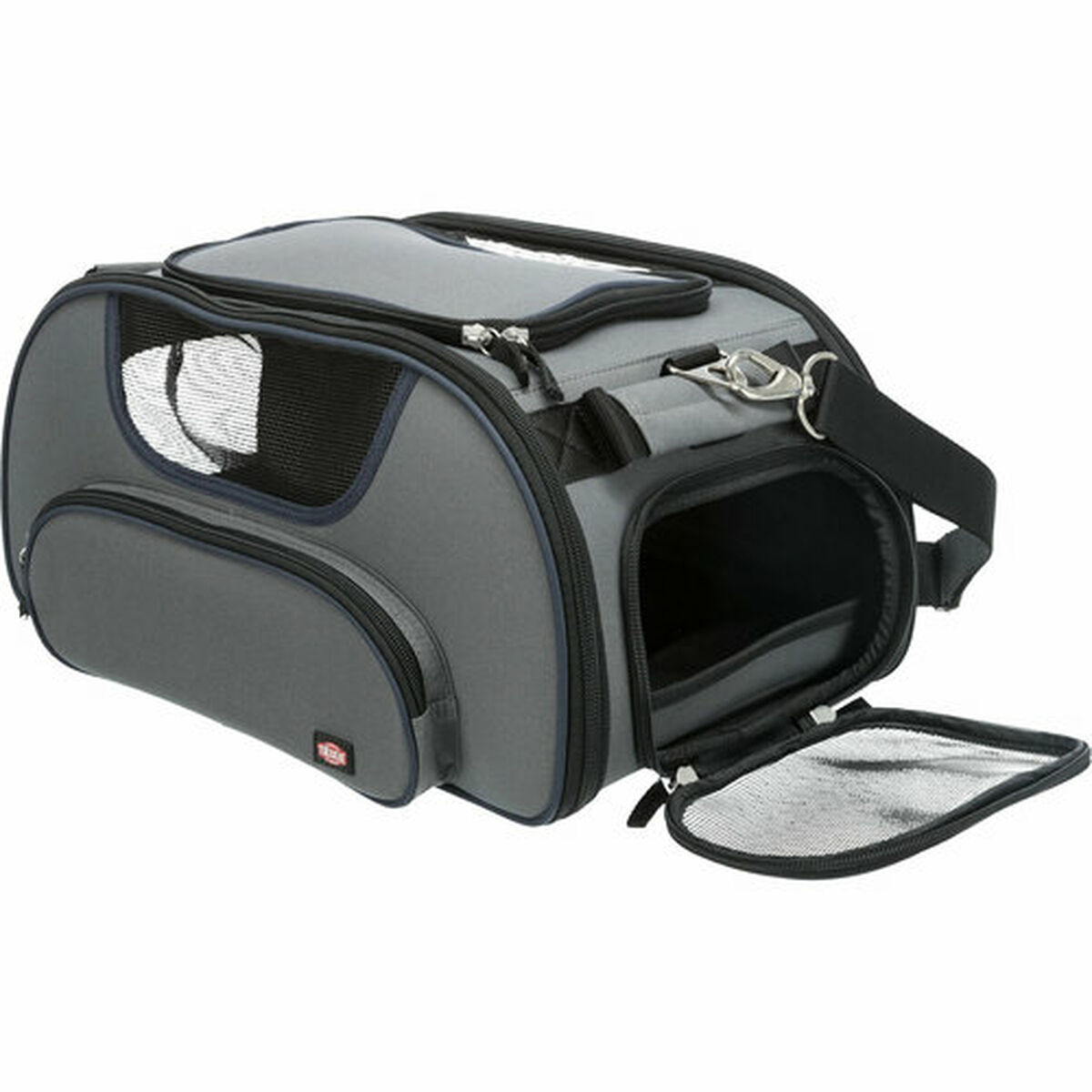 Pet Handbag Trixie Airline Wings Blue Grey 28 × 23 × 46 CM, view 4