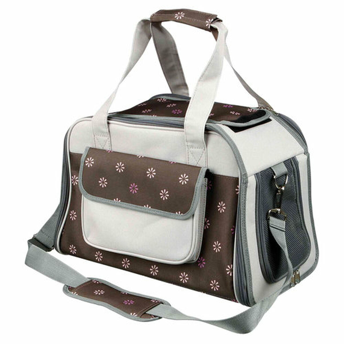 Pet Handbag Trixie Libby Brown Grey 25 × 27 × 42 CM, view 2