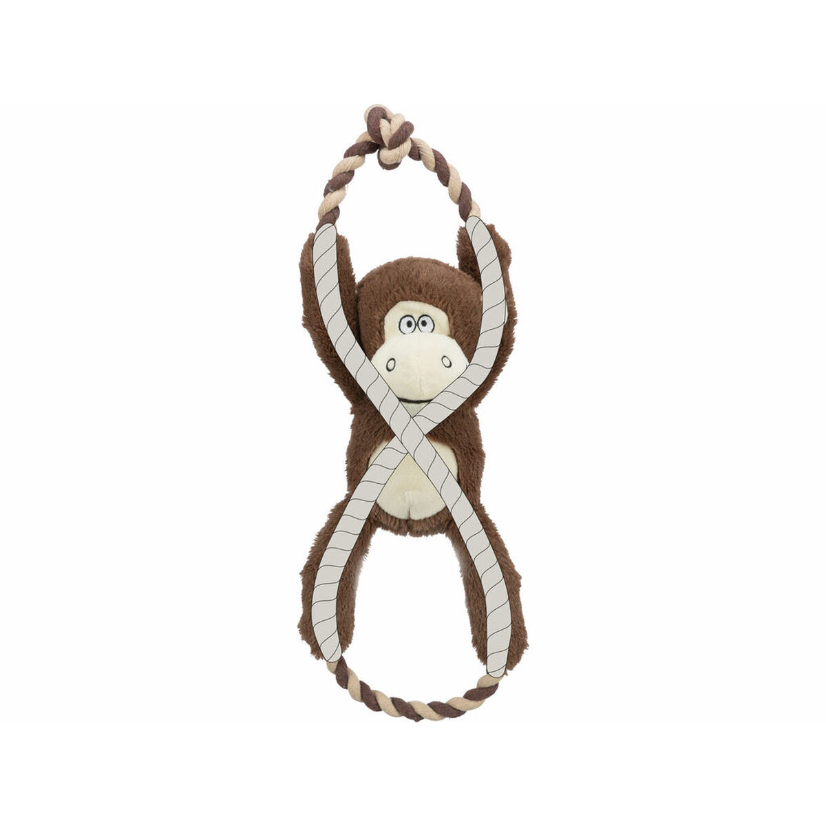 Soft toy for dogs Trixie Polyester Plush Cotton Monkey 40 cm, view 3