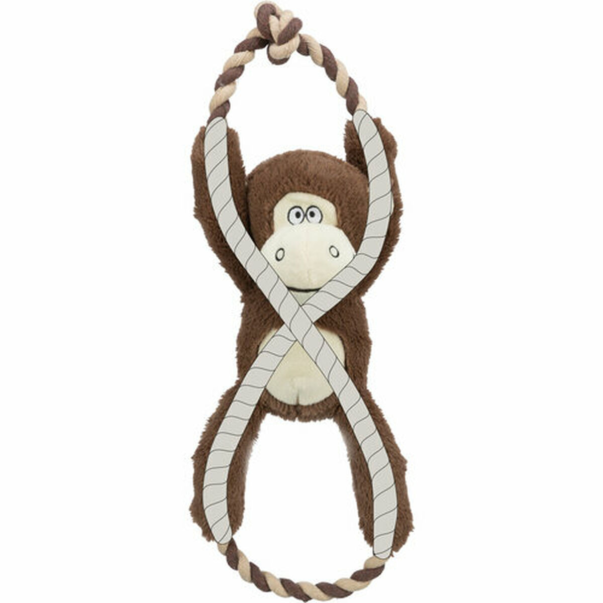 Soft toy for dogs Trixie Polyester Plush Cotton Monkey 40 cm, view 4