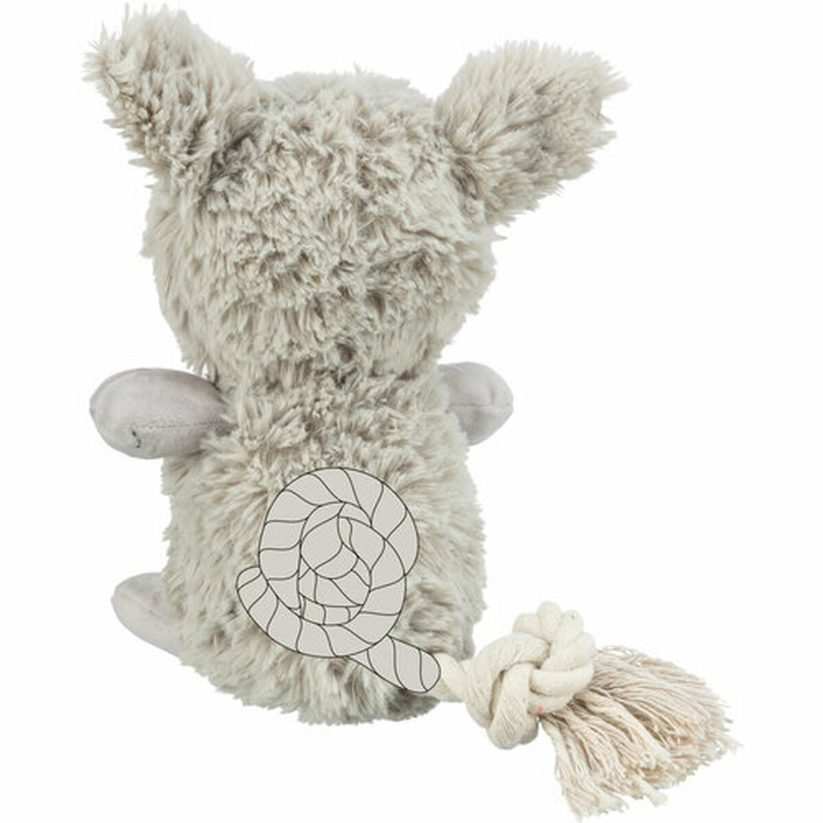 Soft toy for dogs Trixie Grey Polyester Plush Cotton Monster 32 cm, view 4