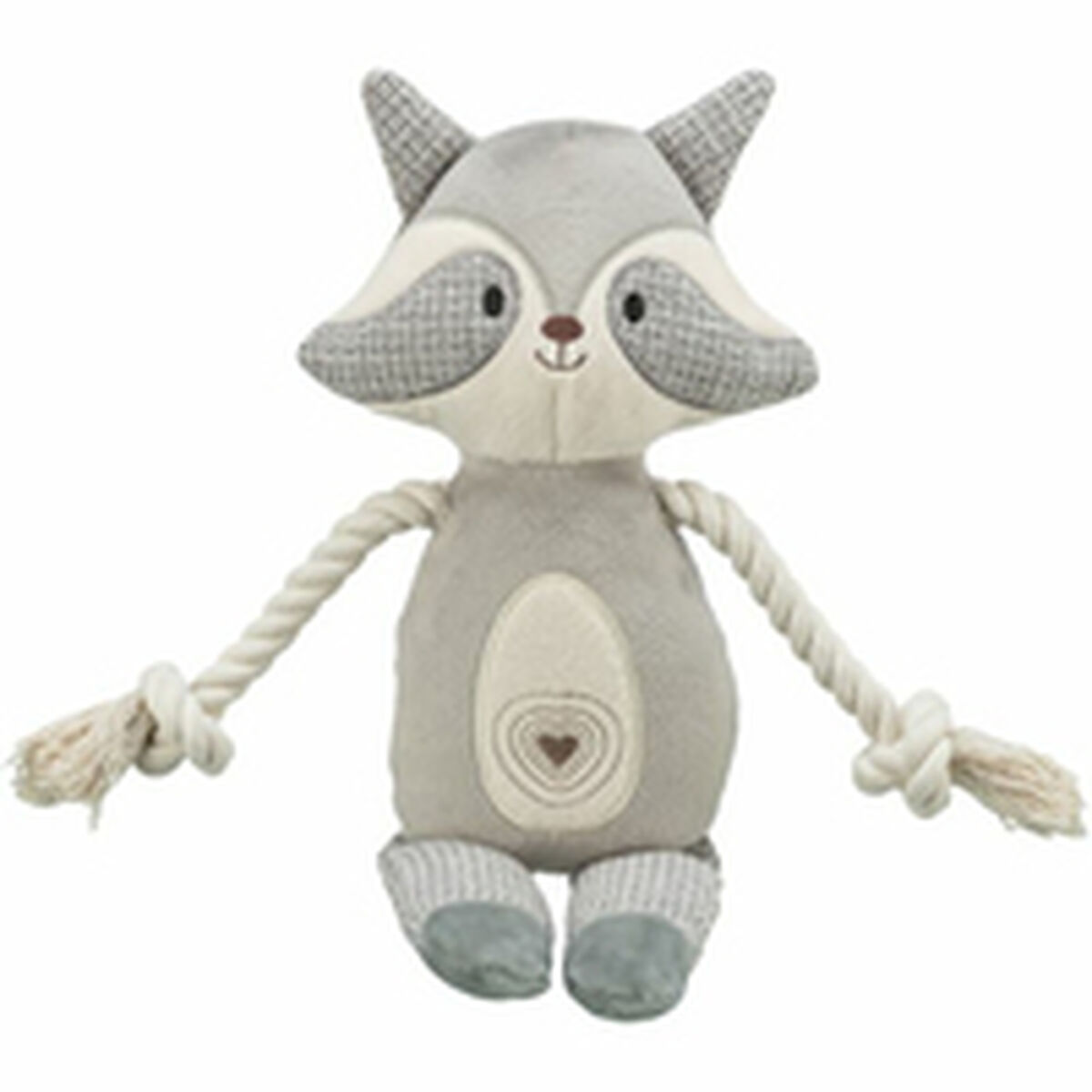 Soft toy for dogs Trixie 0036155 Polyester Plush Cotton Racoon 33 cm, view 2
