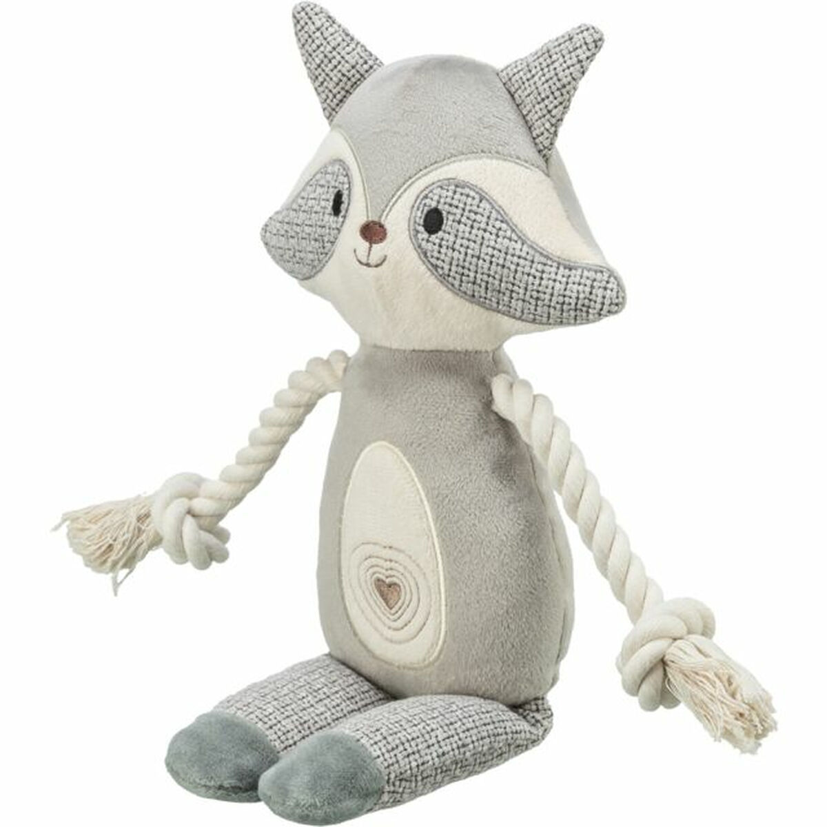 Soft toy for dogs Trixie 0036155 Polyester Plush Cotton Racoon 33 cm, view 3