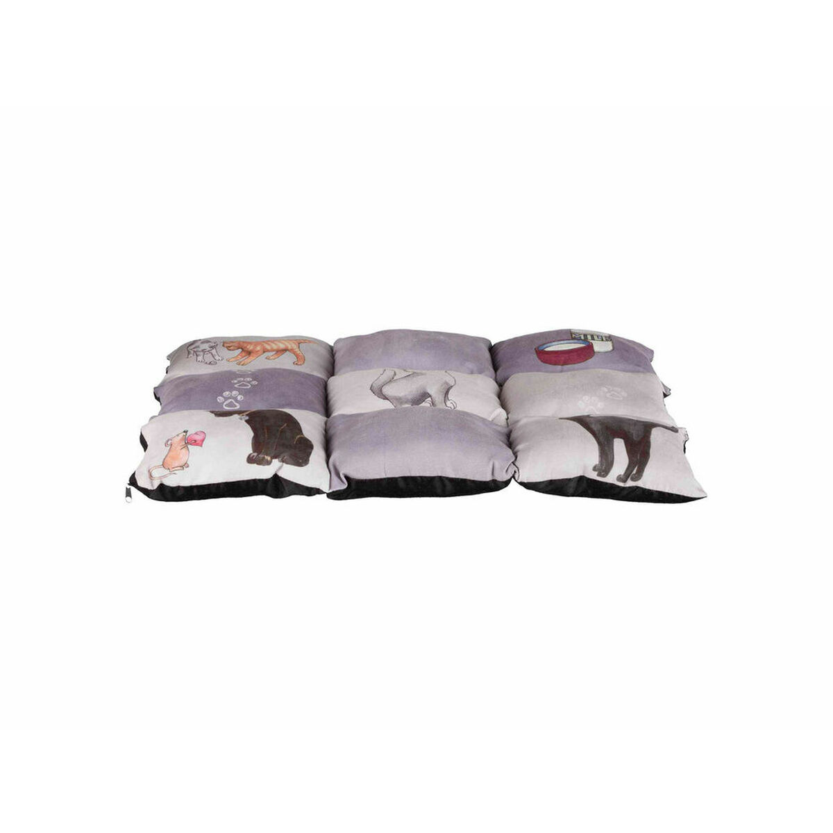 Dog Bed Trixie Grey 55 × 45 cm Patchwork Dog Bed Trixie Grey 55 × 45 cm Patchwork