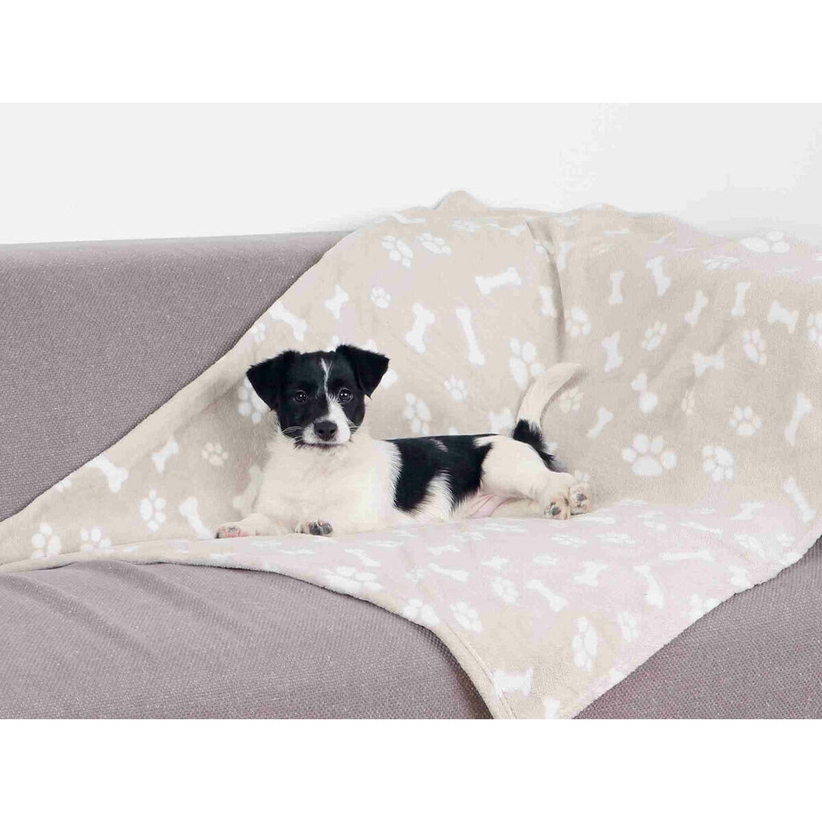 Pet blanket Trixie Kenny Beige Polyester 100 × 75 CM, view 3