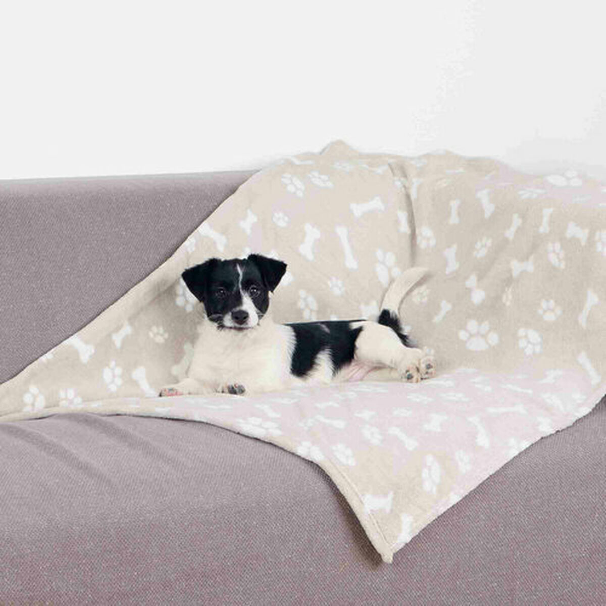 Pet blanket Trixie Kenny Beige Polyester 100 × 75 CM, view 4