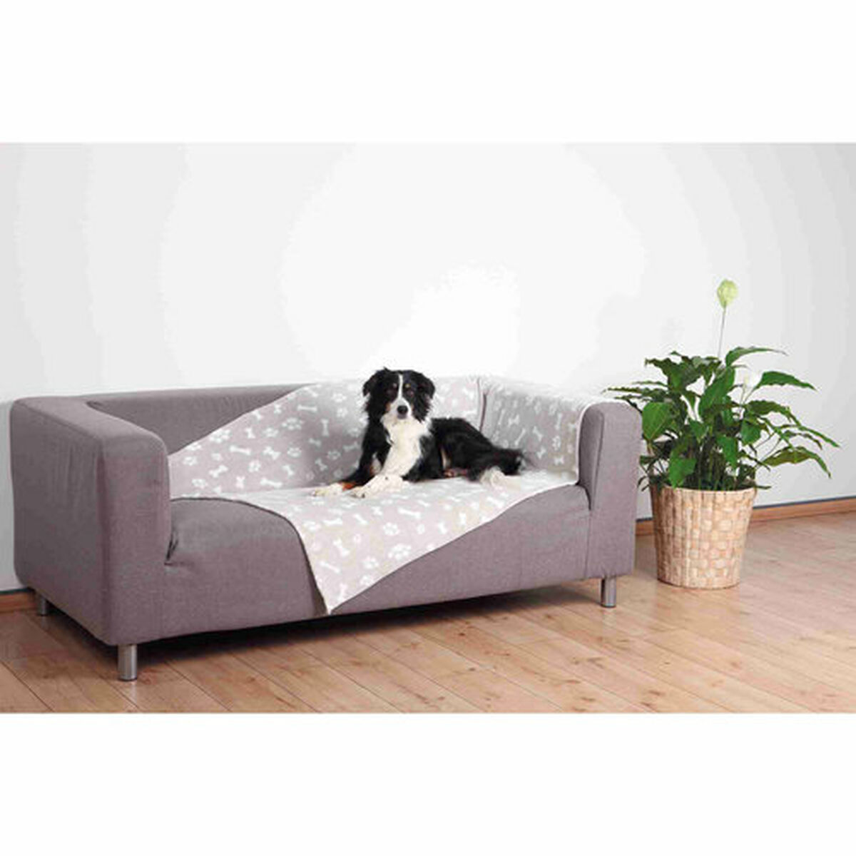 Pet blanket Trixie Kenny Beige Polyester 150 × 100 CM, view 4