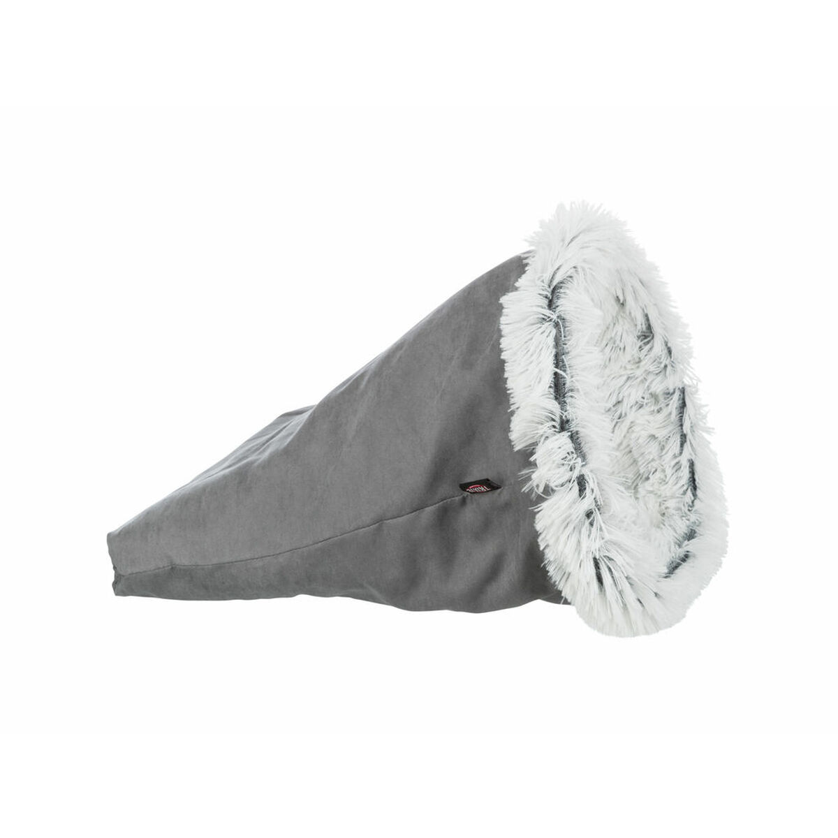 Pet bed Trixie Harvey White Black Grey Polyester Plush Ø 30 × 50 CM, view 2