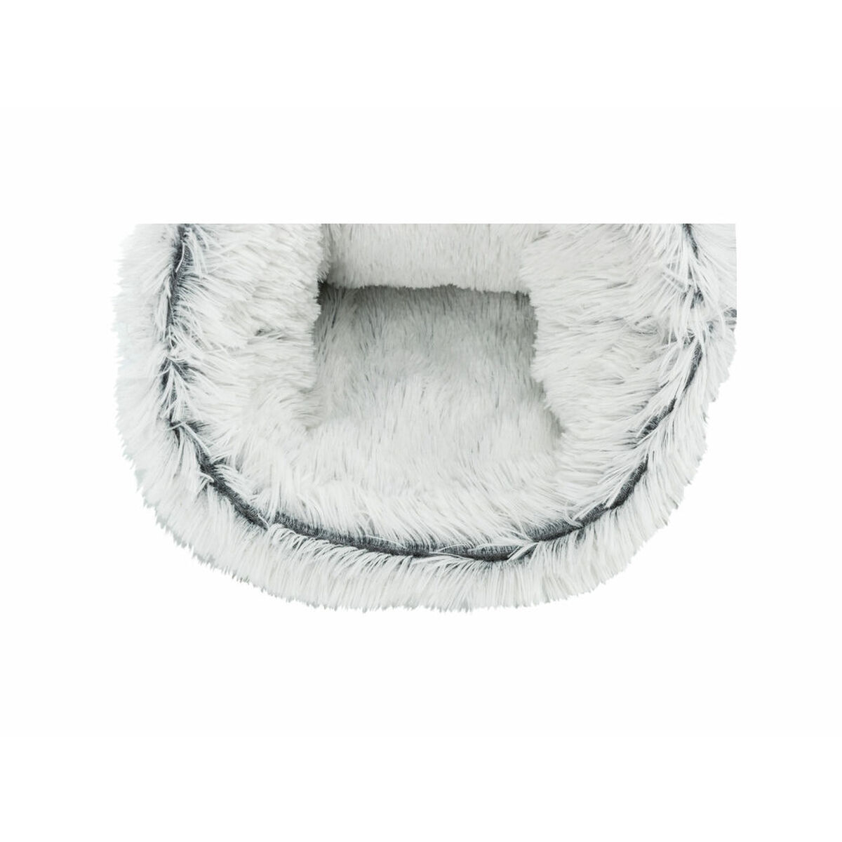 Pet bed Trixie Harvey White Black Grey Polyester Plush Ø 30 × 50 CM, view 3