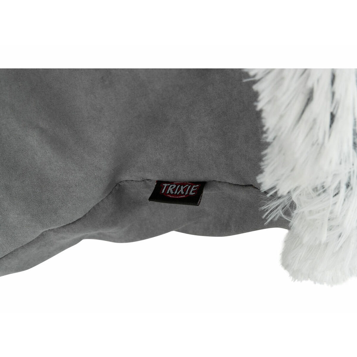 Pet bed Trixie Harvey White Black Grey Polyester Plush Ø 30 × 50 CM, view 5