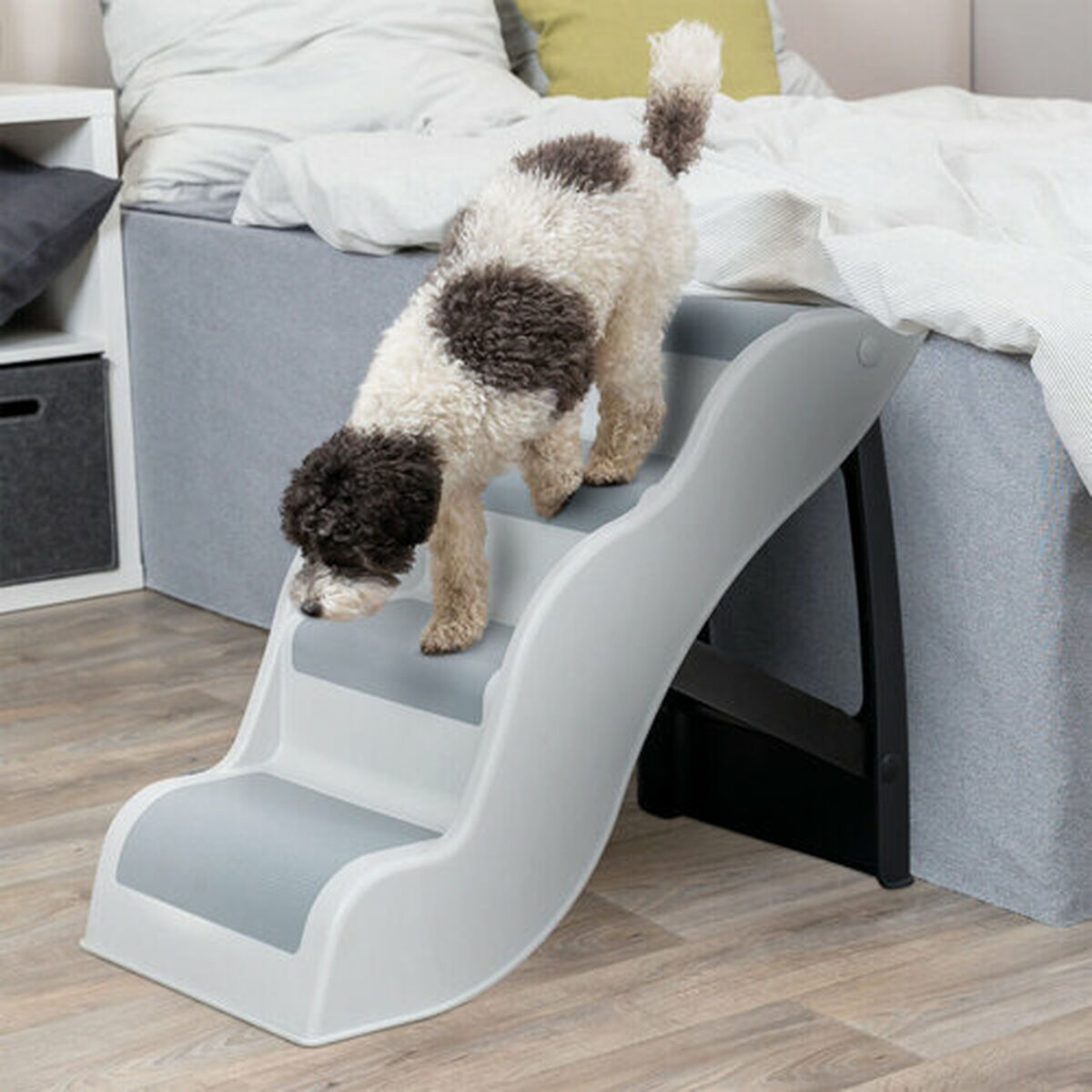 Staircase Trixie Light grey Natural rubber Plastic TPR 38,5 x 60 x 79 cm, view 3