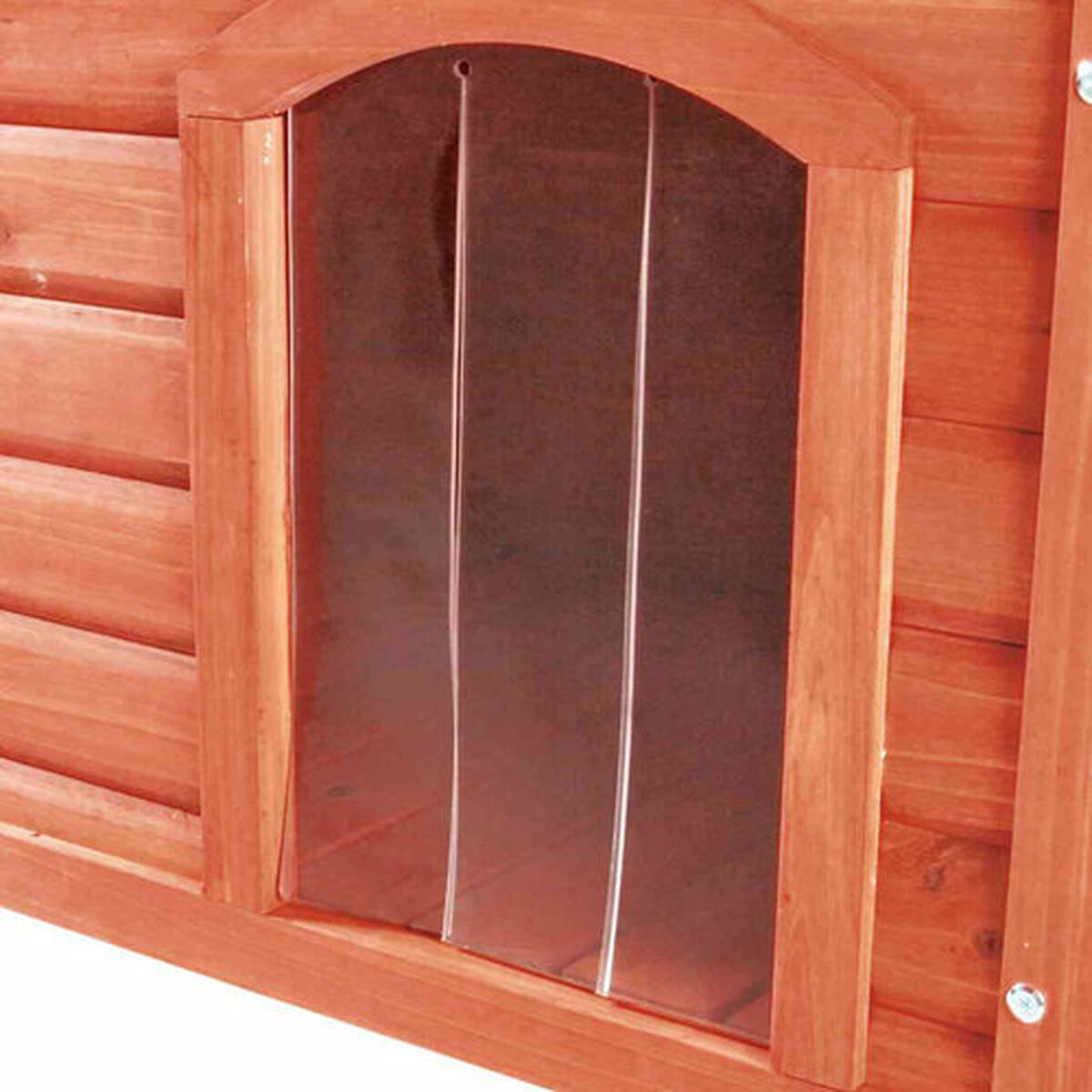Dog House Door Trixie Brown Plastic, view 4