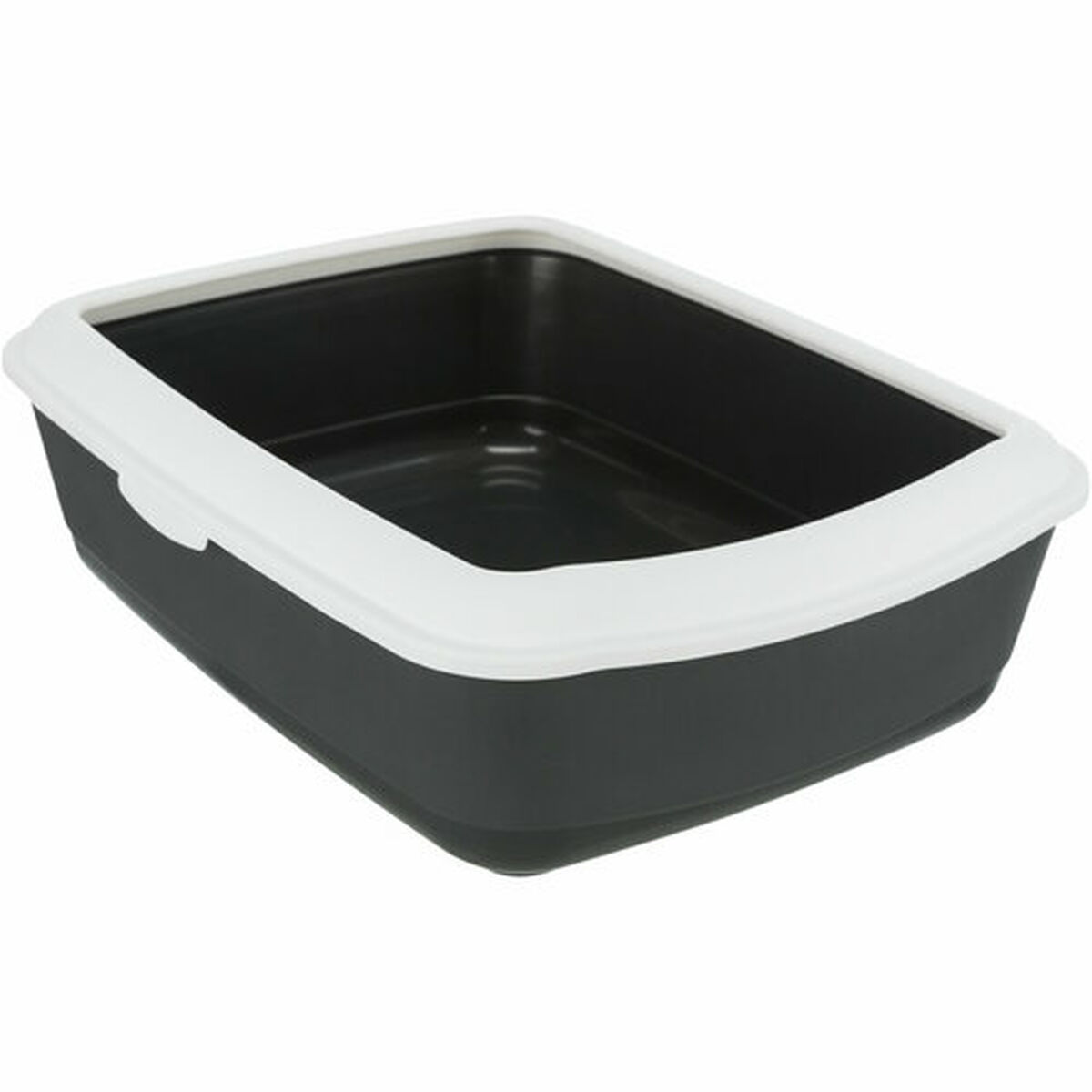 Cat Litter Box Trixie Classic White Dark grey Plastic 37 × 15 × 47 cm, view 2