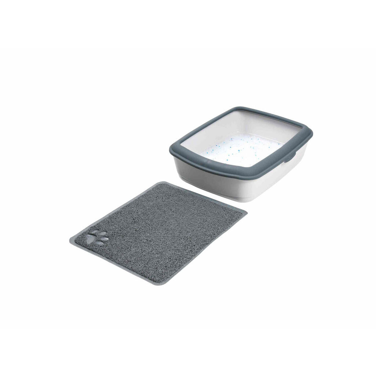 Cat Litter Tray Mat Trixie Anthracite PVC 37 × 45 cm, view 4