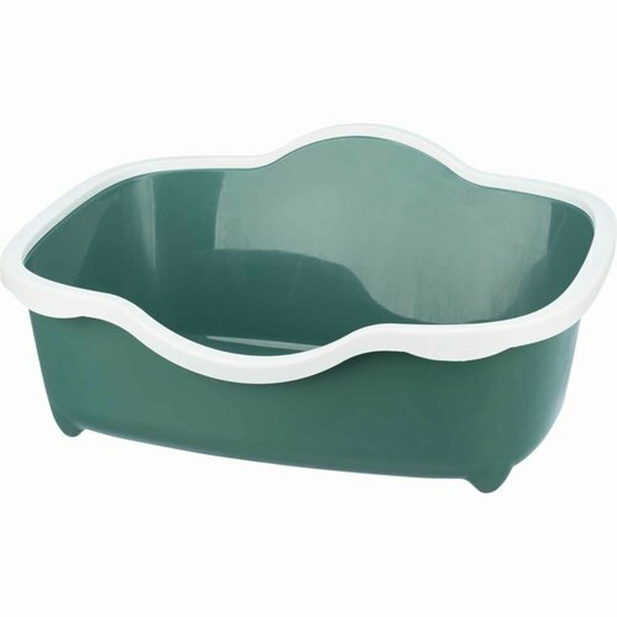 Cat Litter Box Trixie Davio White Green Plastic 56 x 26 x 39 cm, view 6