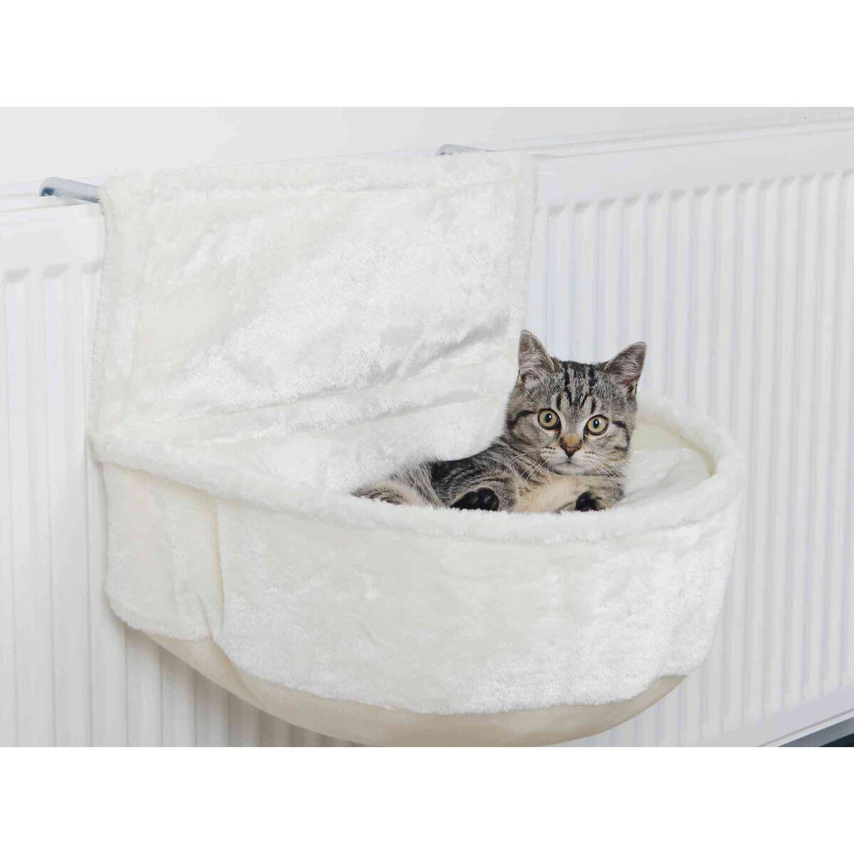 Cat Bed Trixie White 13 cm 45 x 13 x 33 cm Radiator, view 2