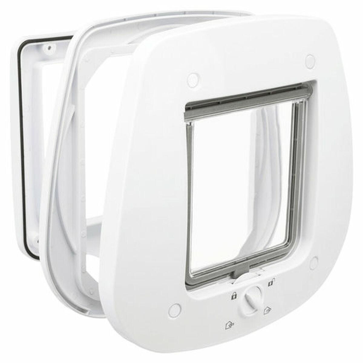 Cat Flap Trixie White Plastic 27 × 26 CM, view 2