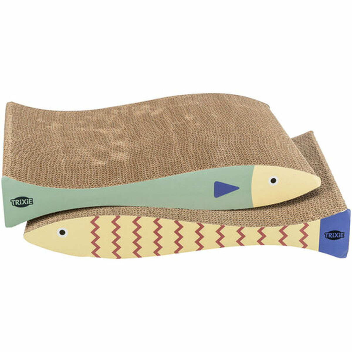 Scratching Post for Cats Trixie Cream Mint Cardboard 40 × 30 × 11 cm (2 Pieces) (2 Units), view 2