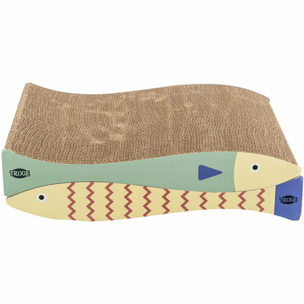 Scratching Post for Cats Trixie Cream Mint Cardboard 40 × 30 × 11 cm (2 Pieces) (2 Units), view 4
