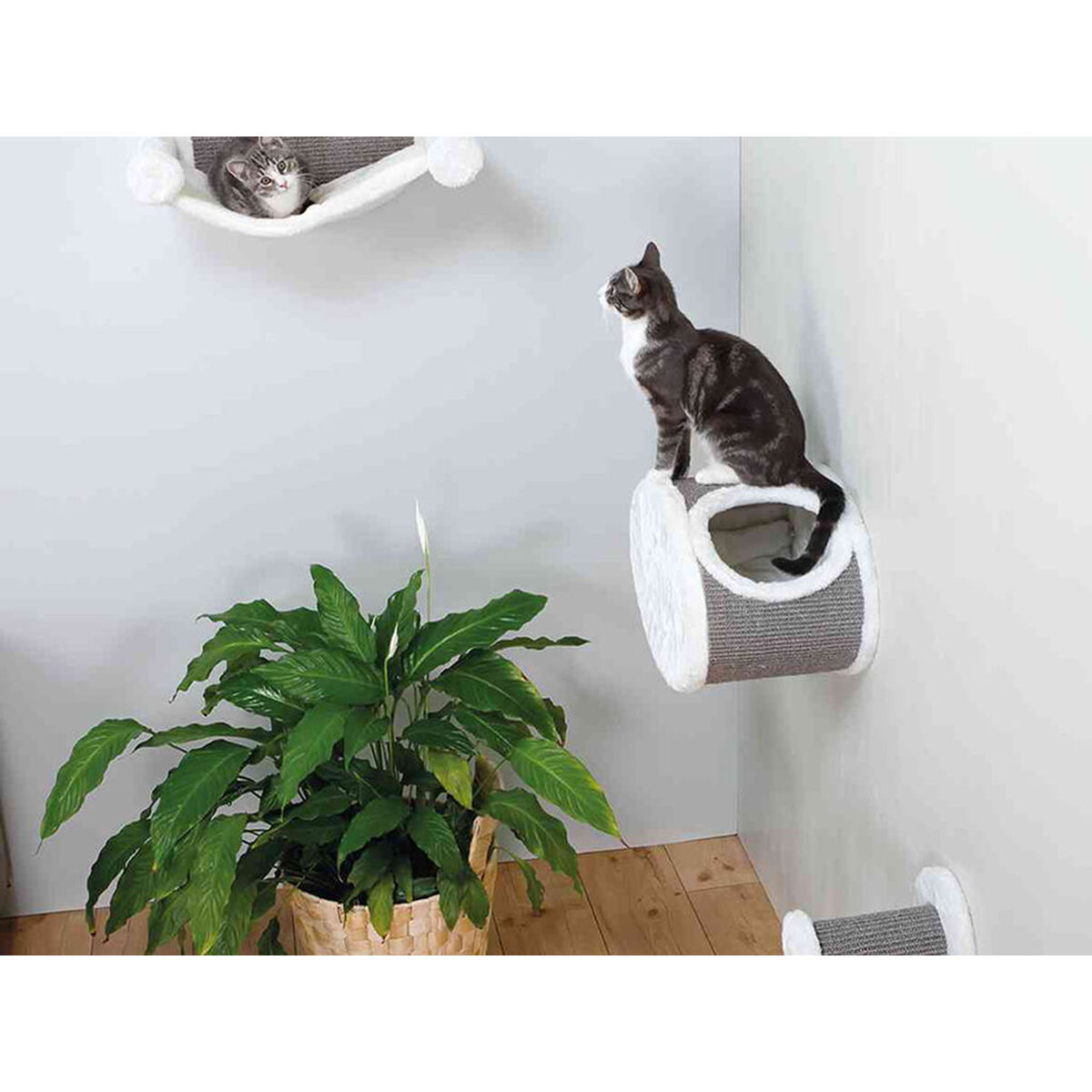 Scratching Post for Cats Trixie White Grey Ø 18 cm, view 2
