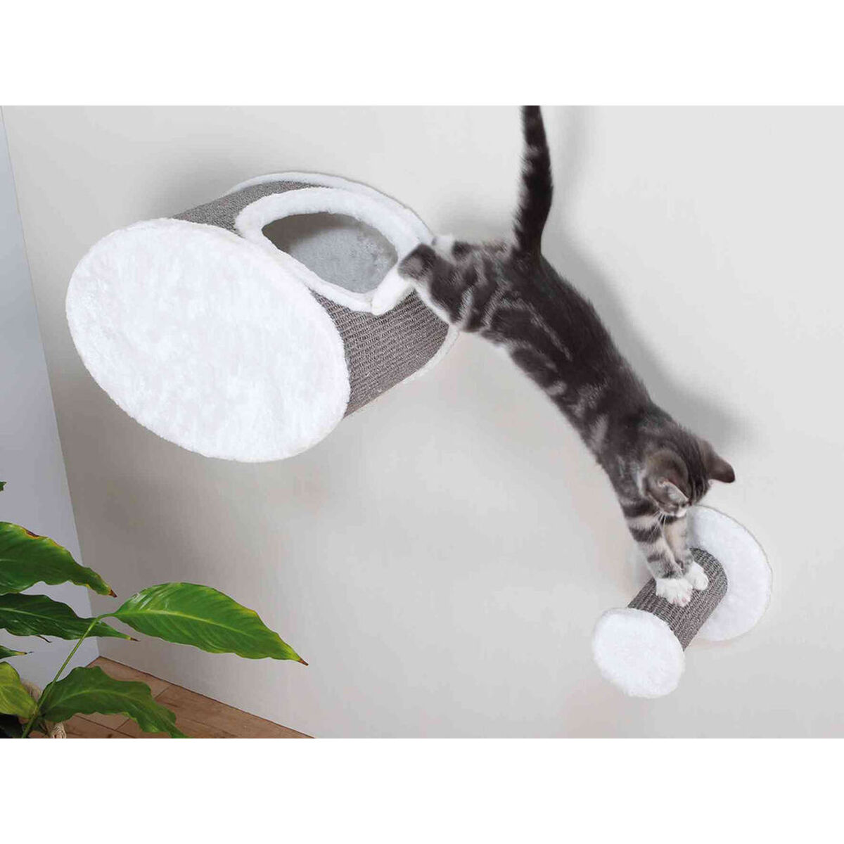 Scratching Post for Cats Trixie White Grey Ø 18 cm, view 4