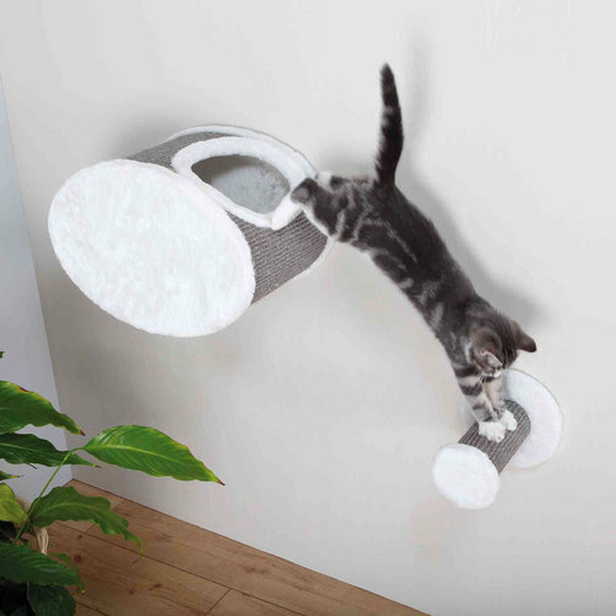 Scratching Post for Cats Trixie White Grey Ø 18 cm, view 5