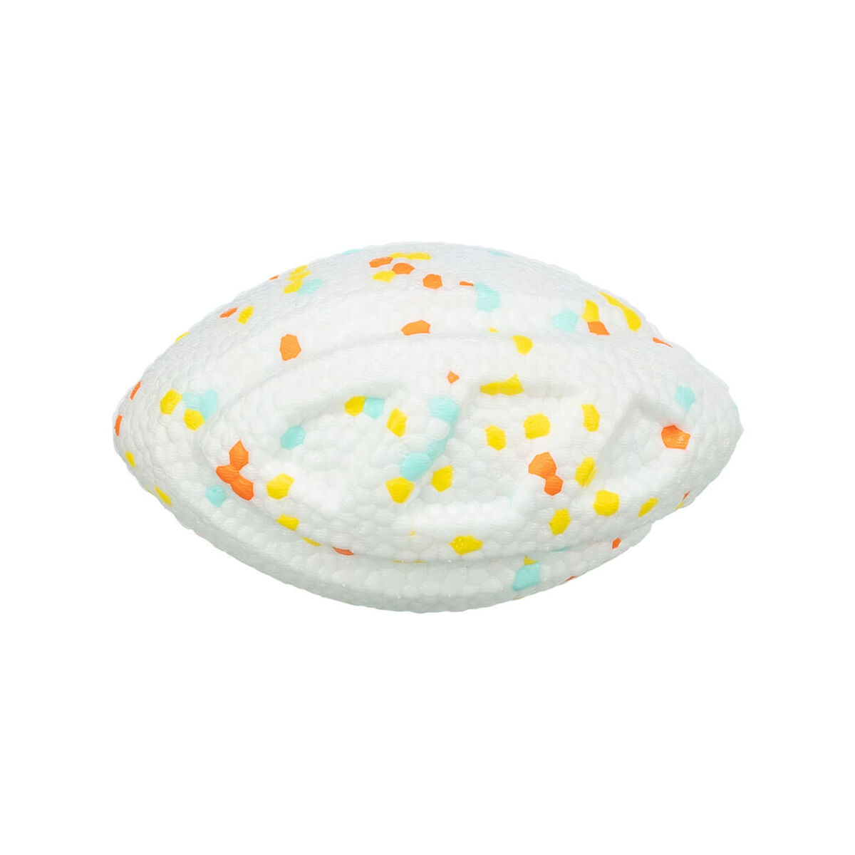 Huisdierenbal Trixie Light & Strong Rugby Wit Multicolour Schuim
