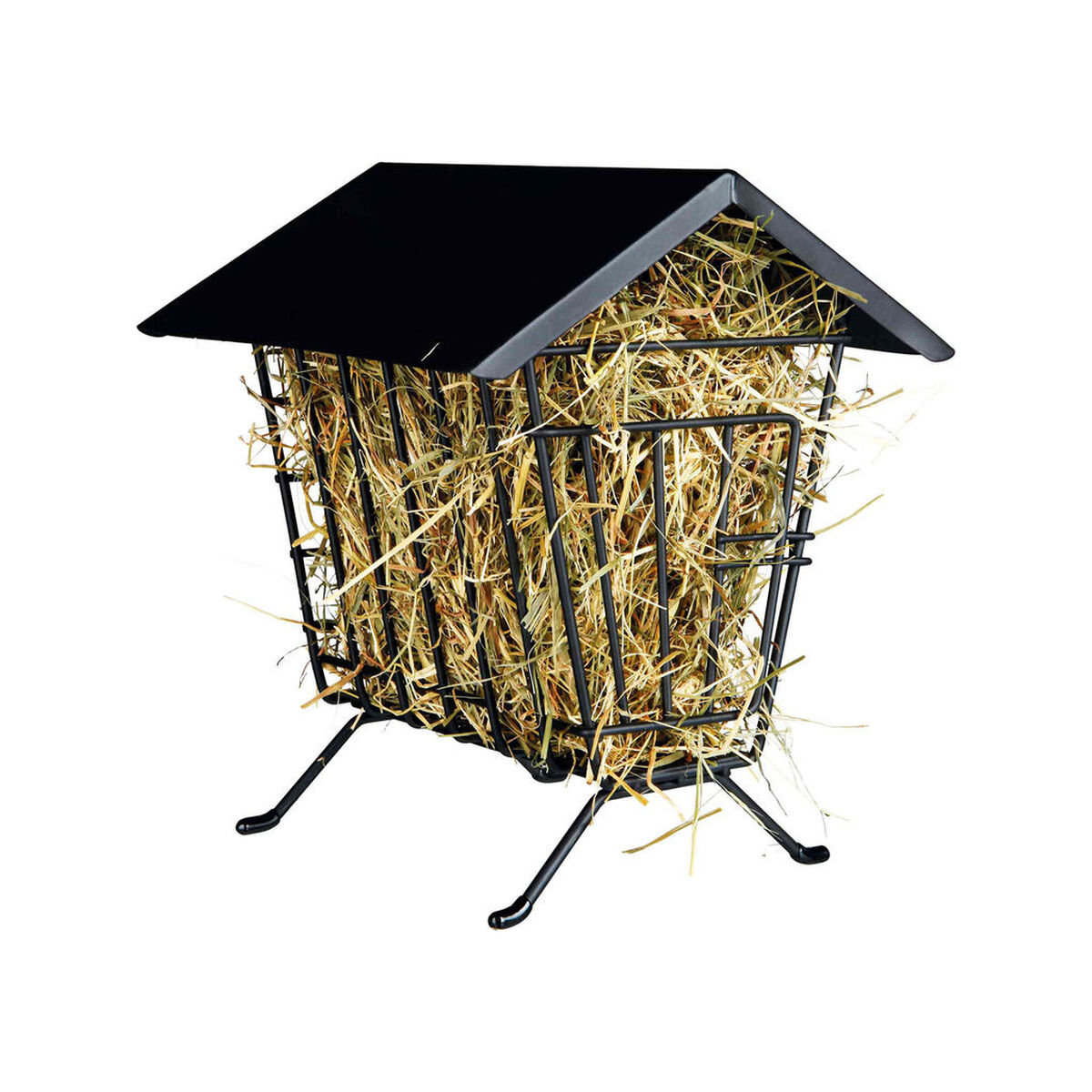 Feeder Trixie Zwart Metaal 20 × 23 × 20 CM Hooi