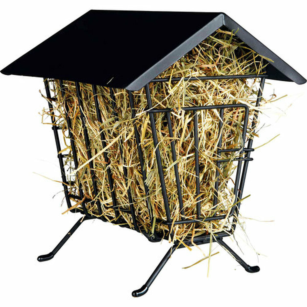 Feeder Trixie Zwart Metaal 20 × 23 × 20 CM Hooi