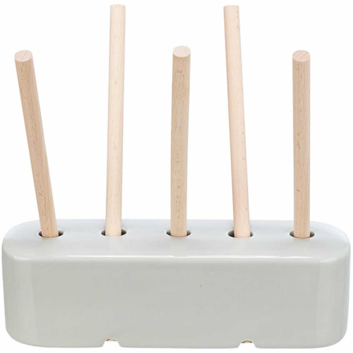 Feeder Trixie Grey Wood Ceramic 26 × 23 × 17 CM Hay, view 4