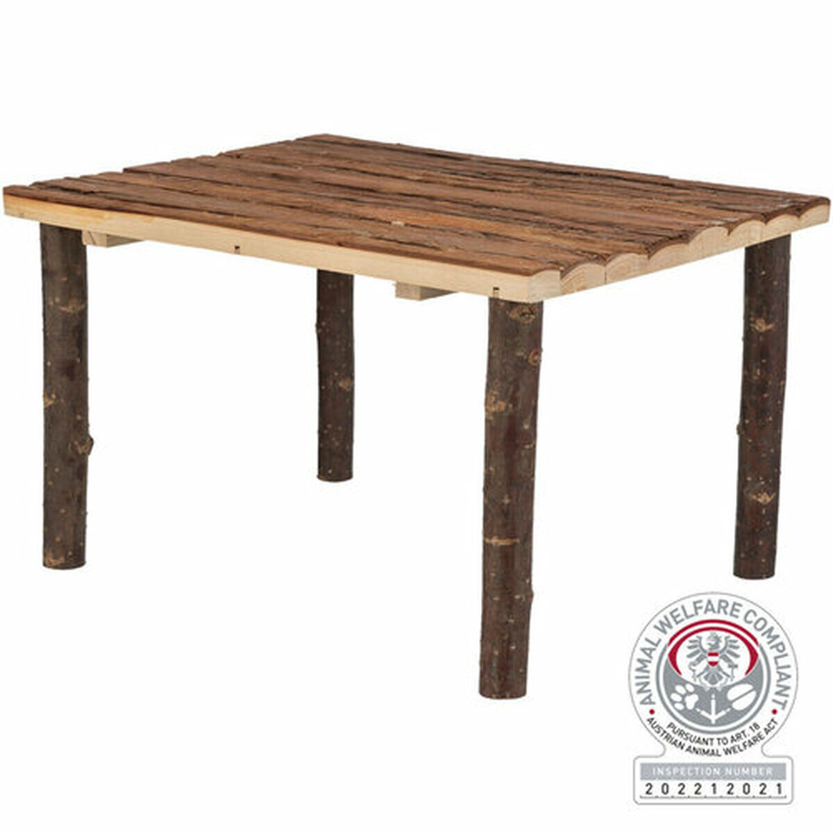 Toy for Rodents Trixie Brown Tree Bark 45 × 27 × 35 cm Platform, view 2