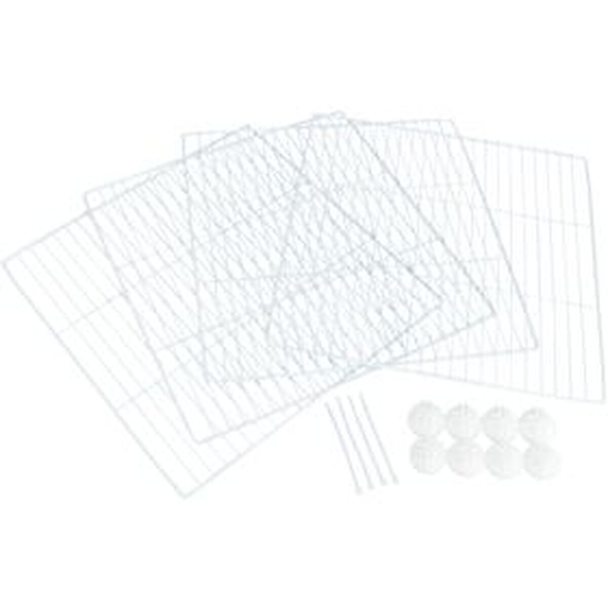 Cage Accessory Trixie Metal Plastic Extender (4 Pieces), view 3