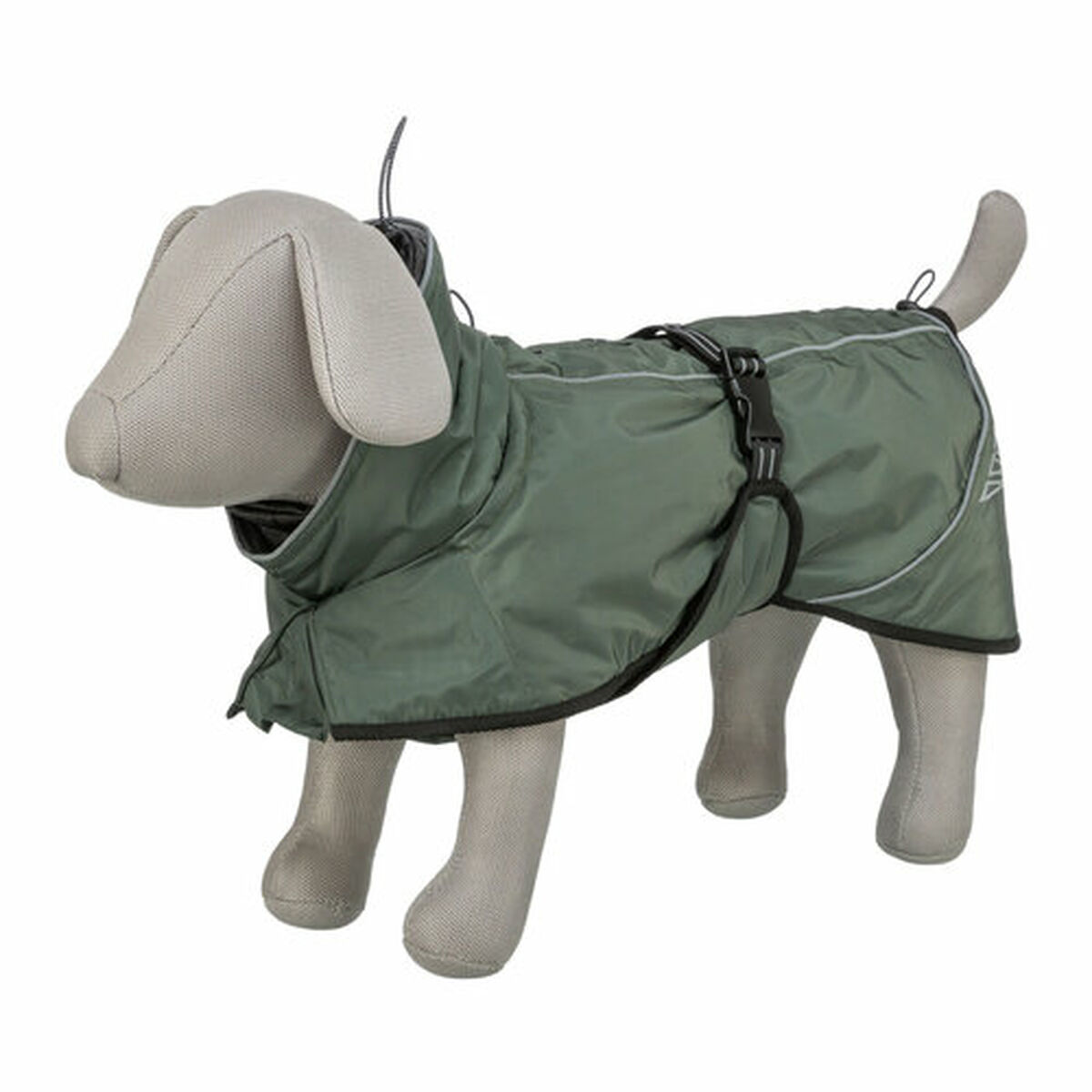Dog Coat Trixie Explore Thermo Green Olive XS, view 4