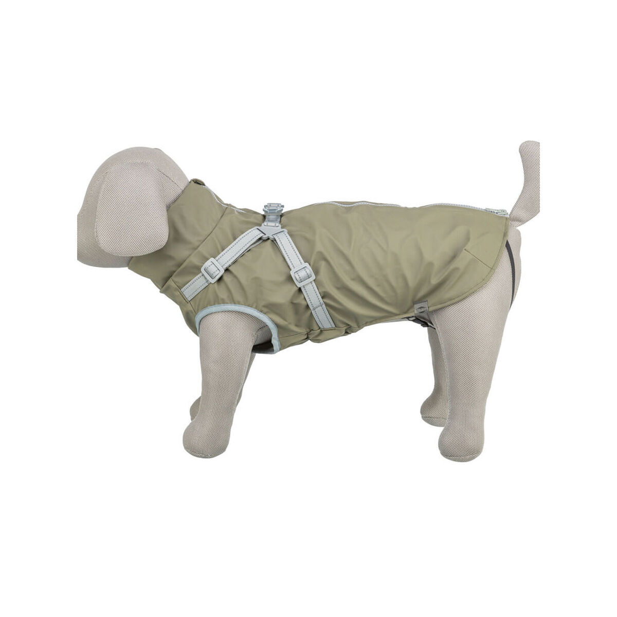 Dog Coat Trixie Green Olive XXS, view 3