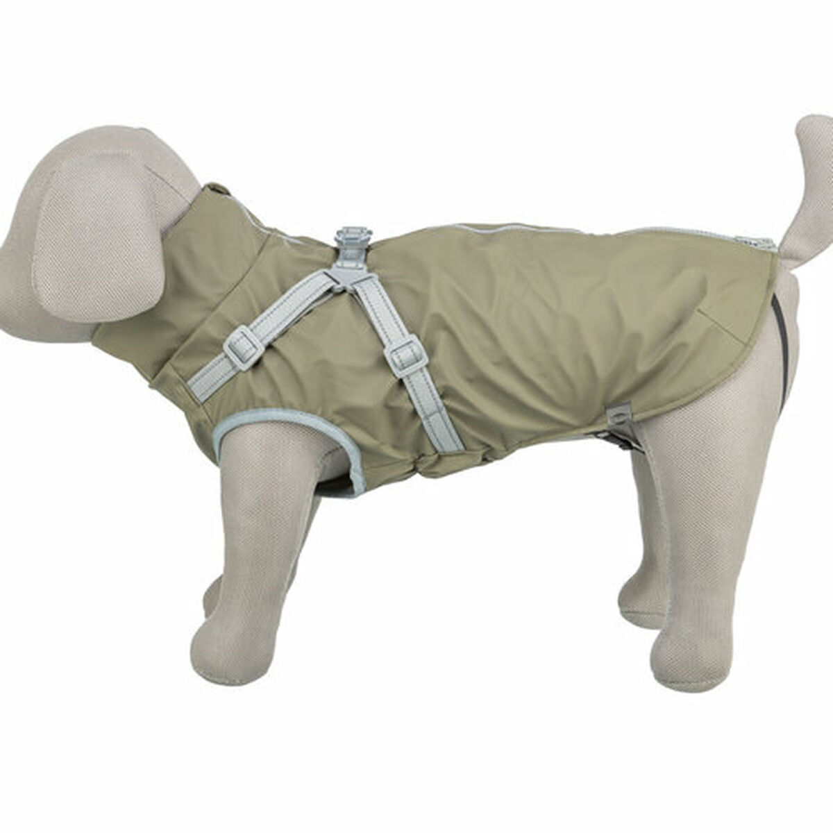 Dog Coat Trixie Green Olive XXS, view 4