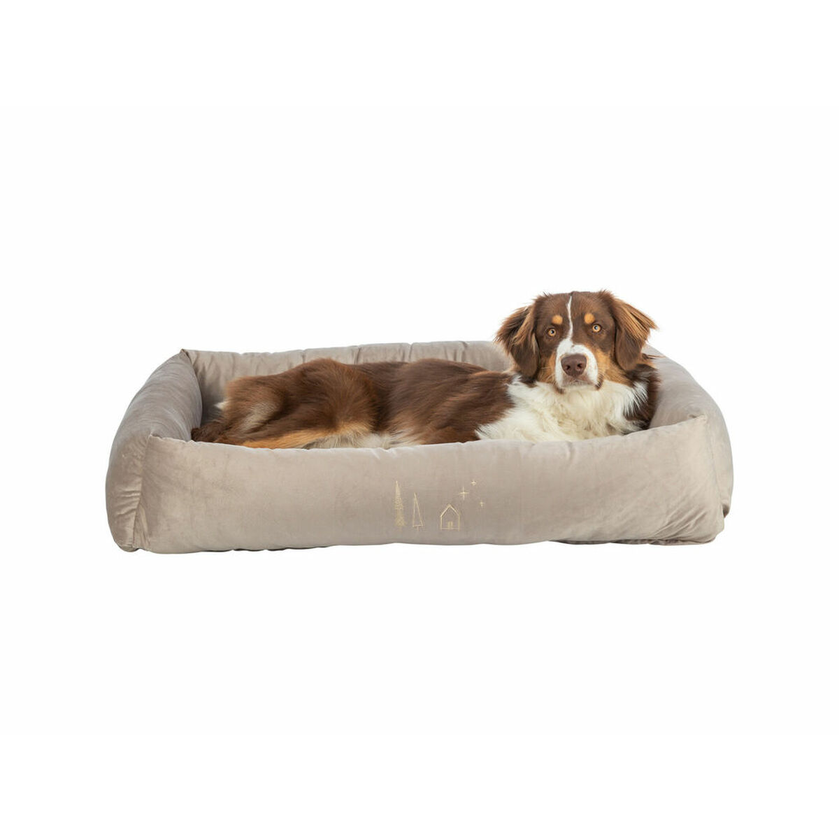 Dog Bed Trixie Livia Beige 100 x 70 cm