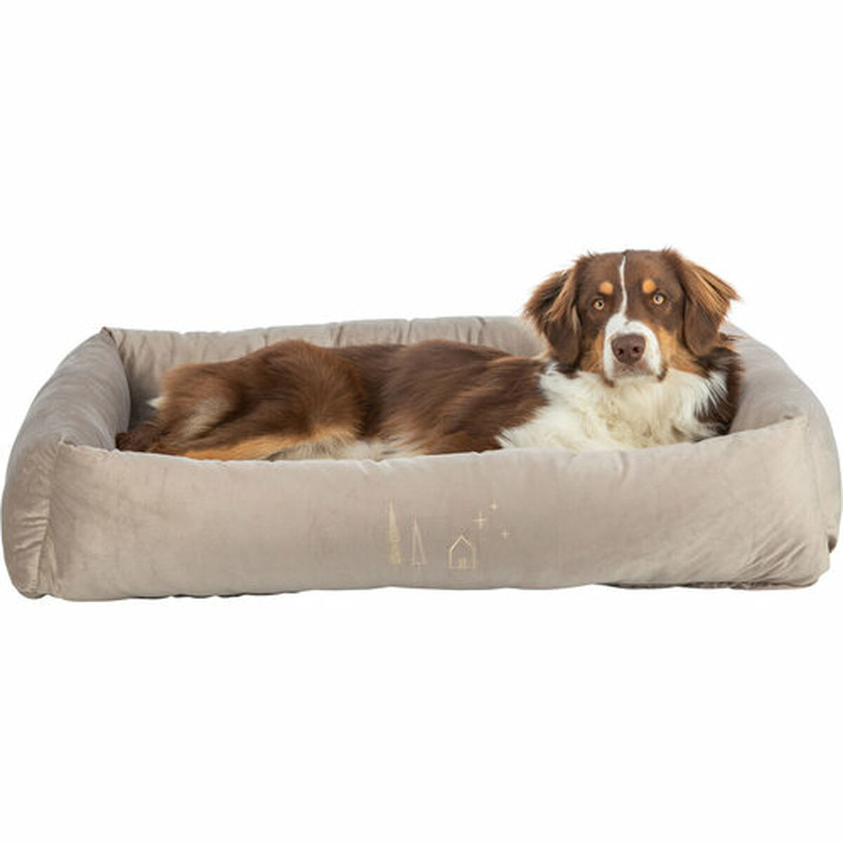 Dog Bed Trixie Livia Beige 100 x 70 cm