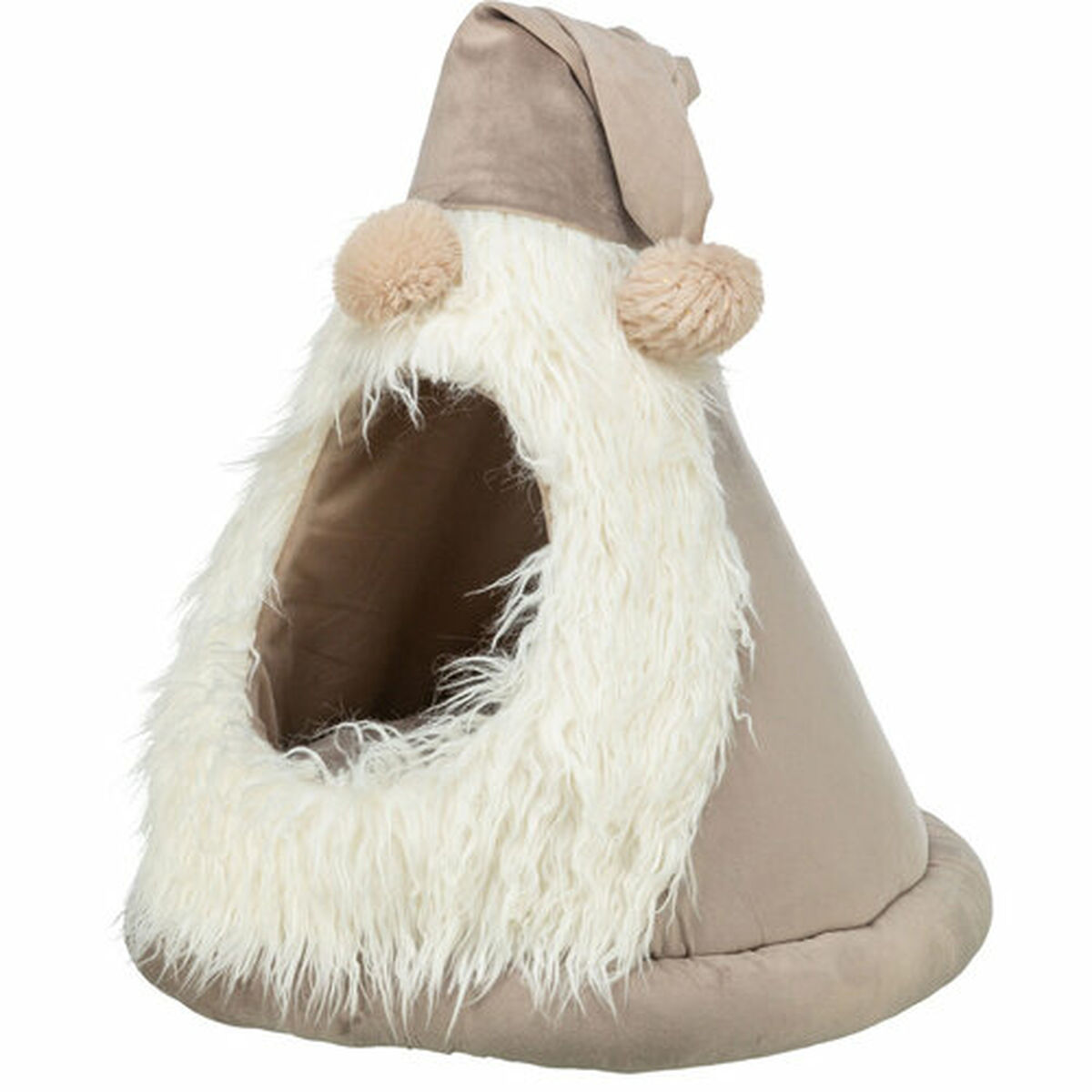 Cat Bed Trixie Beige Ø 45 x 47 cm Christmas Gnome, view 4