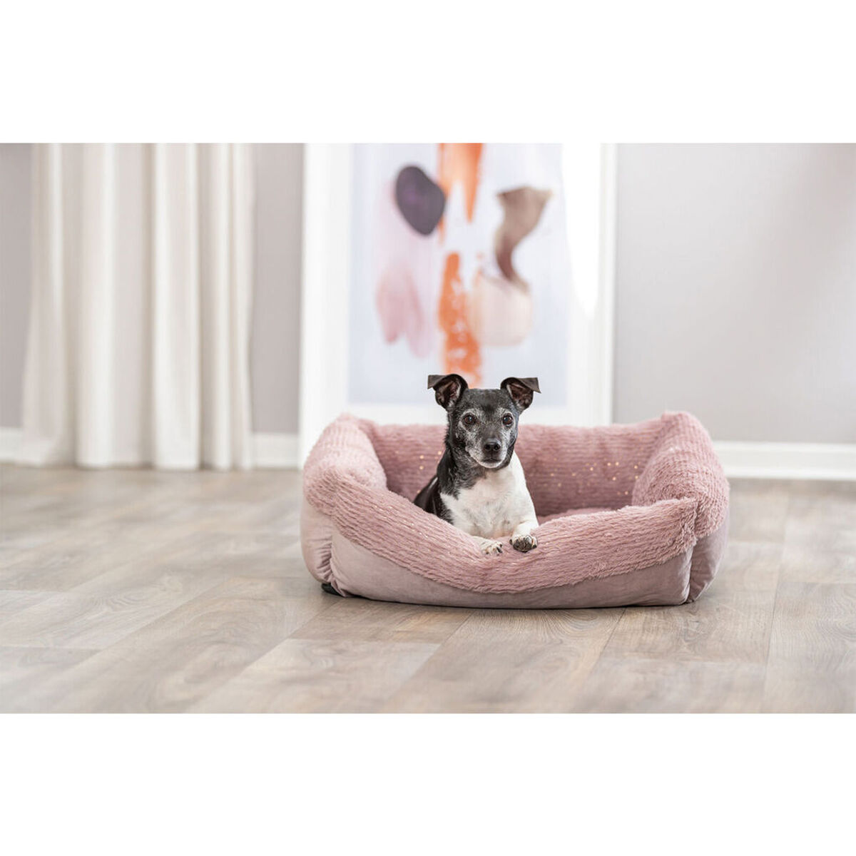 Dog Bed Trixie Livia Soft Pink 100 x 70 cm