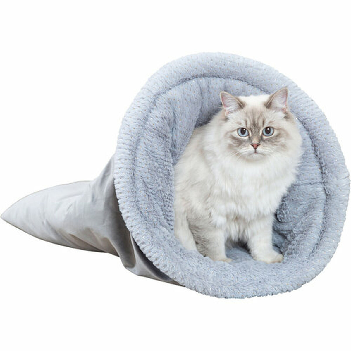 Cat Bed Trixie Livia Soft Grey Ø 40 X 60 CM, view 2