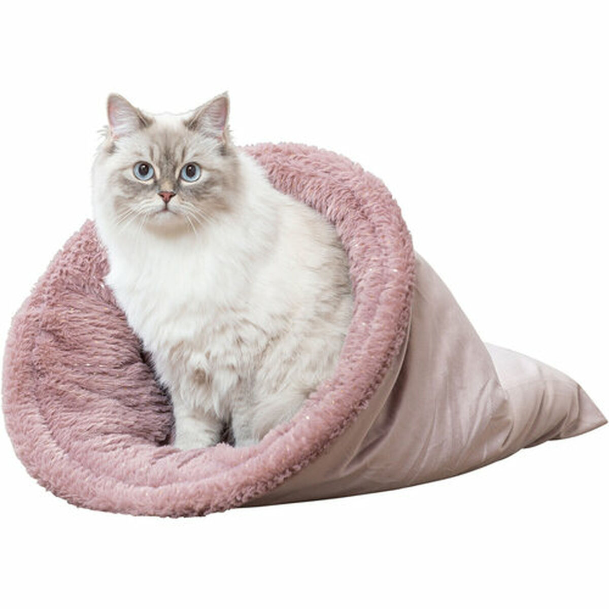 Cat Bed Trixie Livia Soft Pink Ø 40 X 60 CM, view 2
