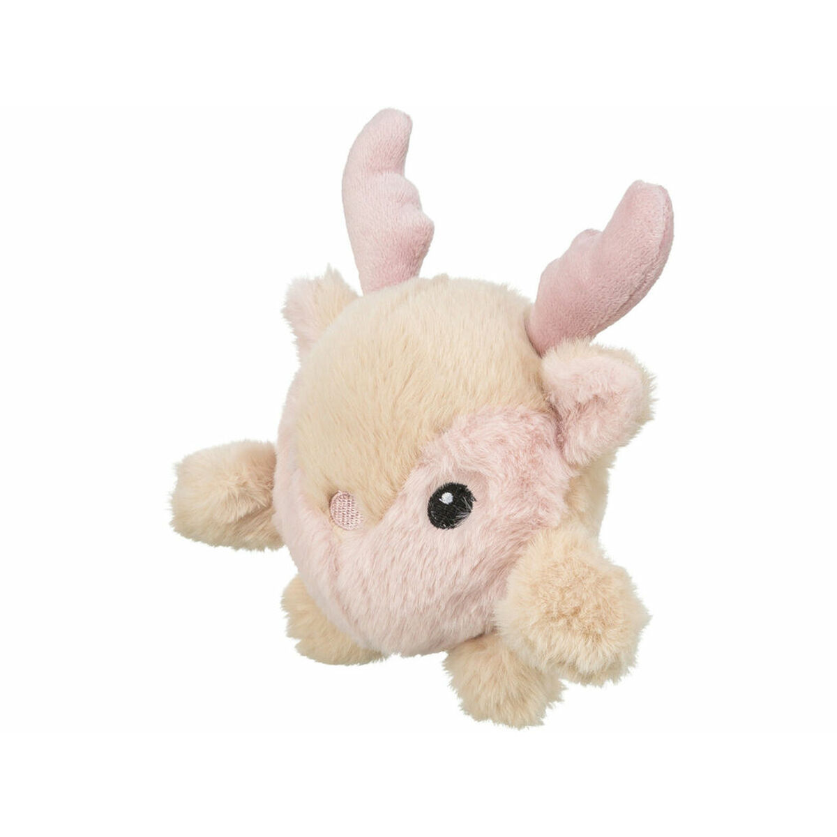 Soft toy for dogs Trixie Beige Pink Polyester Christmas Reindeer 18 cm, view 3