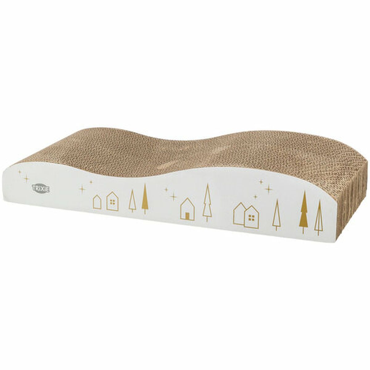 Scratching Post for Cats Trixie White Gold 43,5 x 8 x 20 cm Christmas, view 2