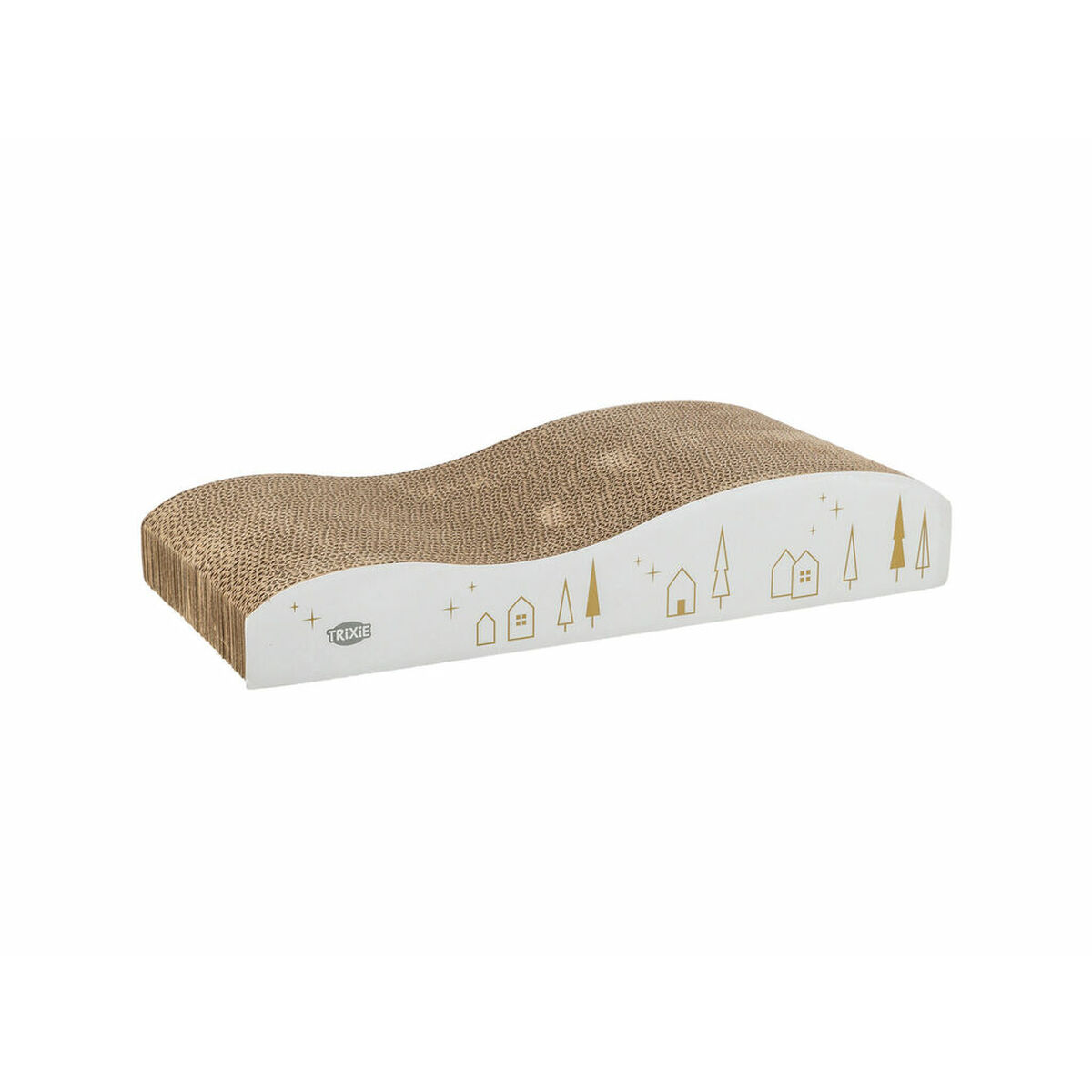Scratching Post for Cats Trixie White Gold 43,5 x 8 x 20 cm Christmas, view 5