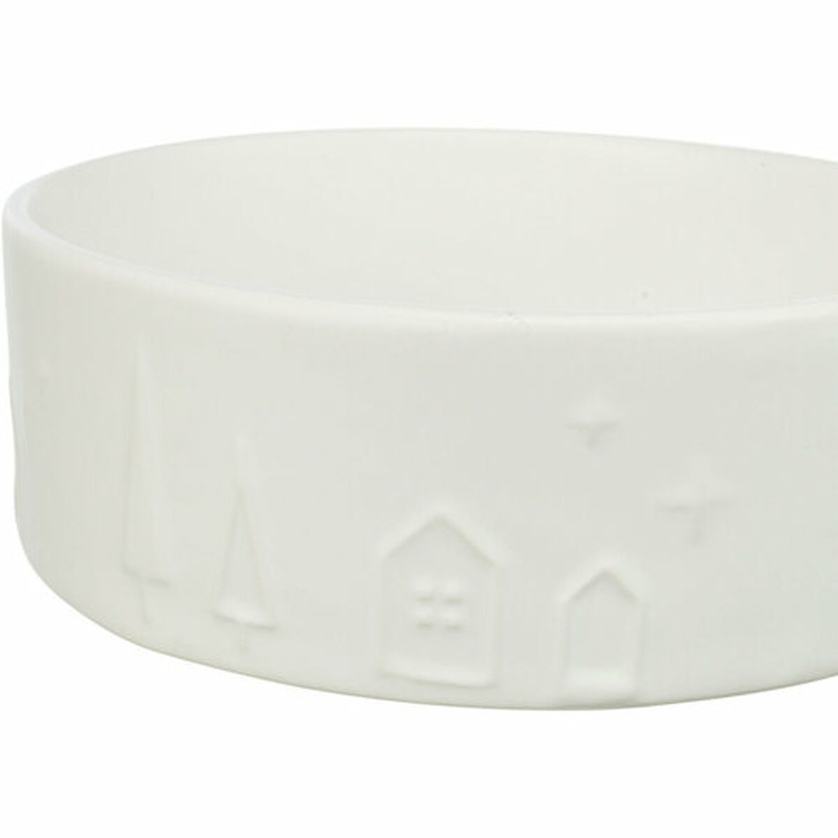 Pet feeding dish Trixie White Ceramic 300 ml Christmas