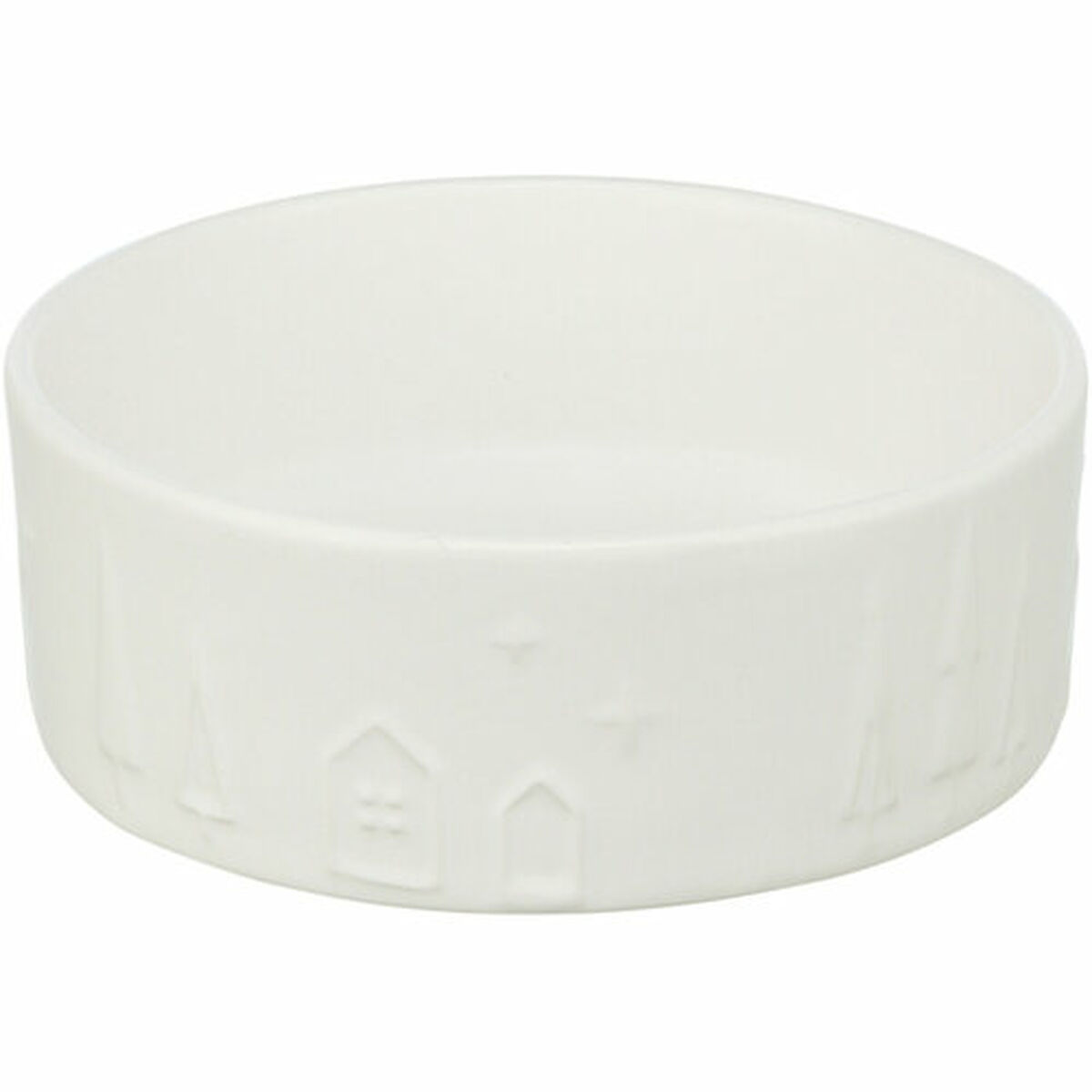 Pet feeding dish Trixie White Ceramic 800 ml Christmas, view 4