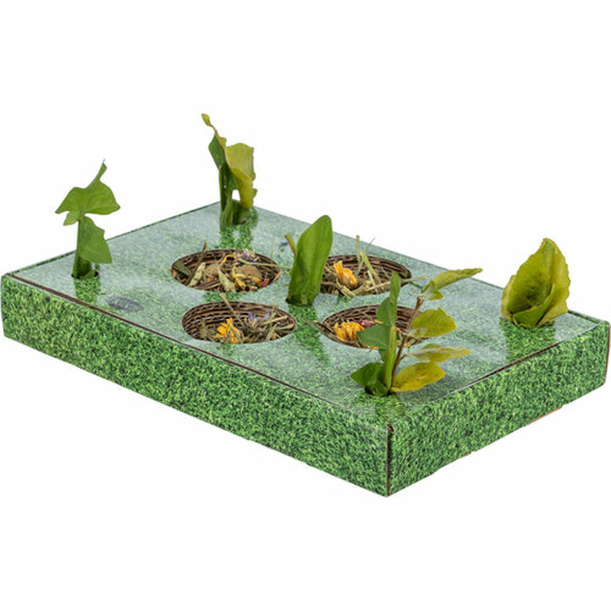 Snack tray Trixie Green Cardboard 28 x 3,8 x 18 cm, view 4