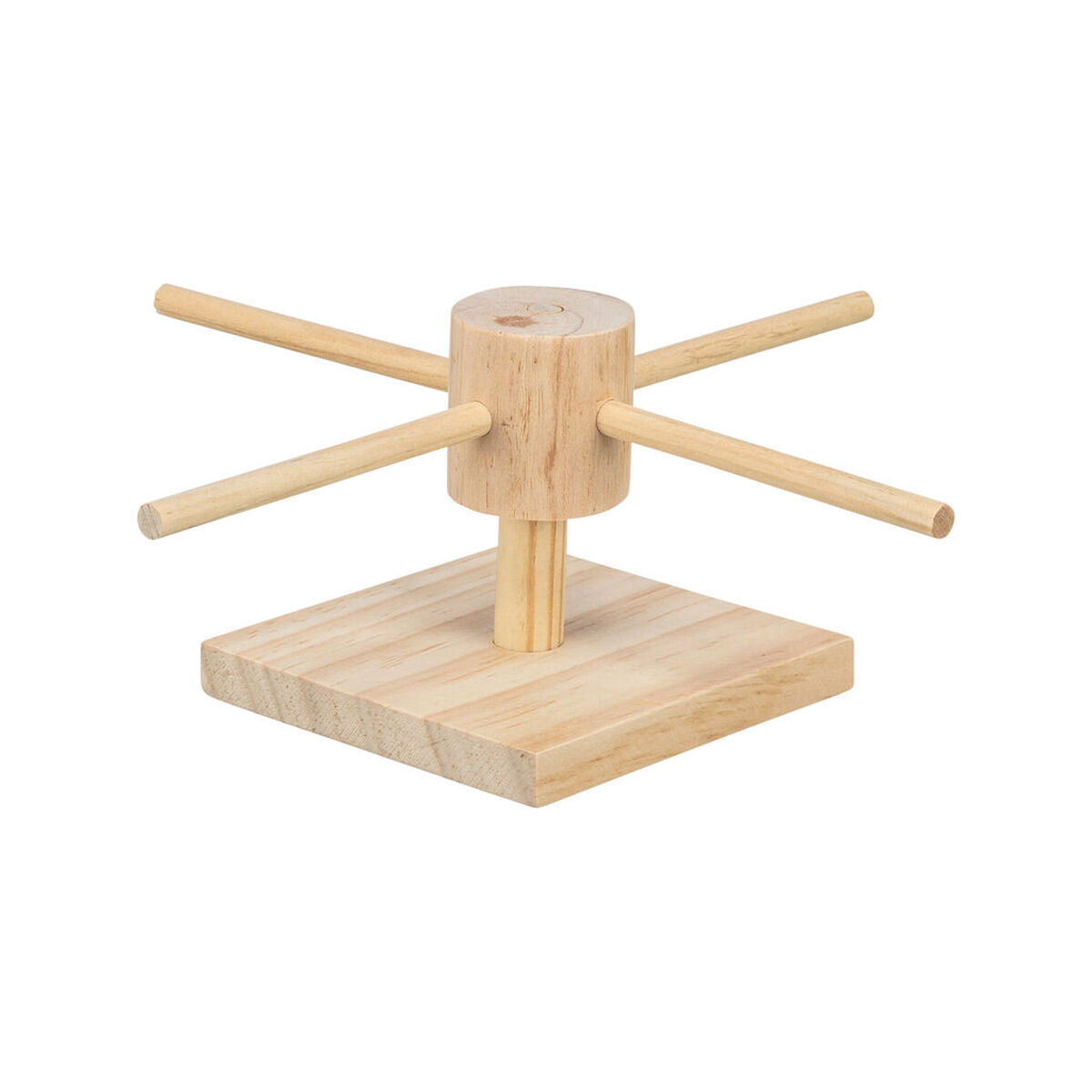 Pet feeding dish Trixie Brown Wood 22 x 8 x 22 cm, view 2