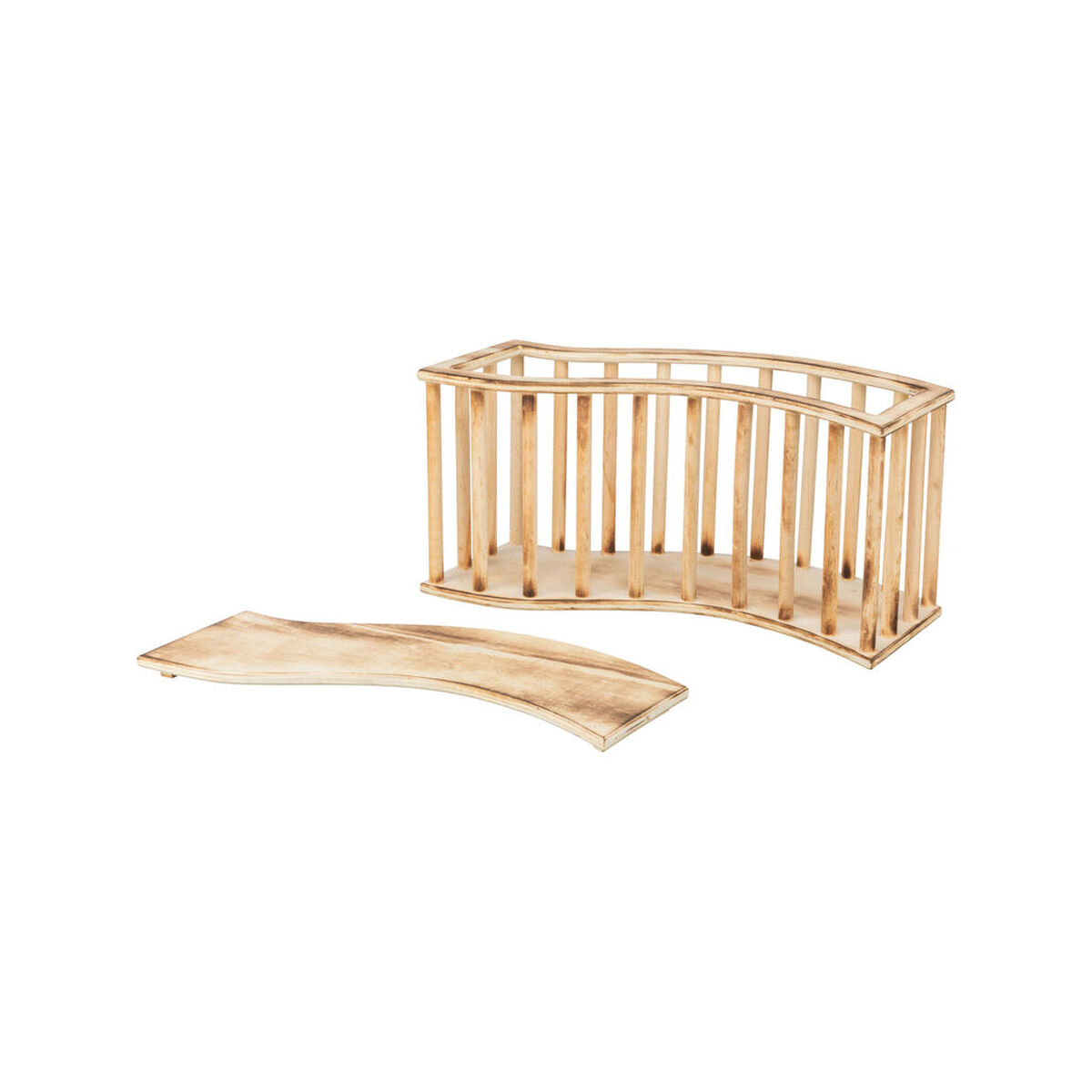 Pet feeding dish Trixie Brown Wood 37 x 19 x 13 cm, view 3