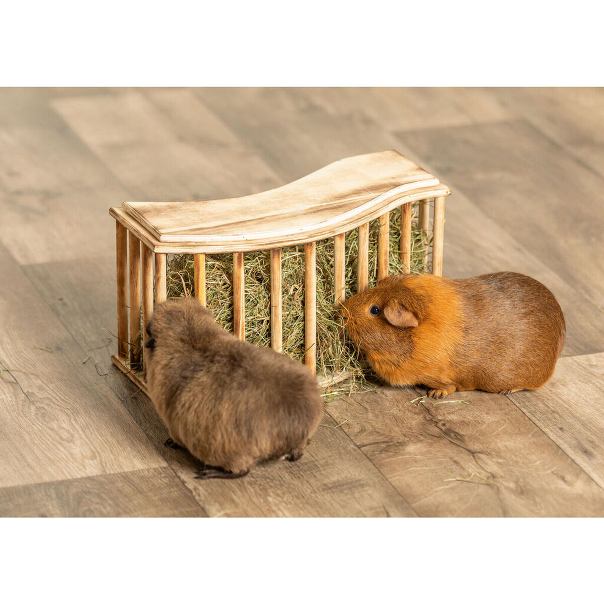 Pet feeding dish Trixie Brown Wood 37 x 19 x 13 cm, view 4